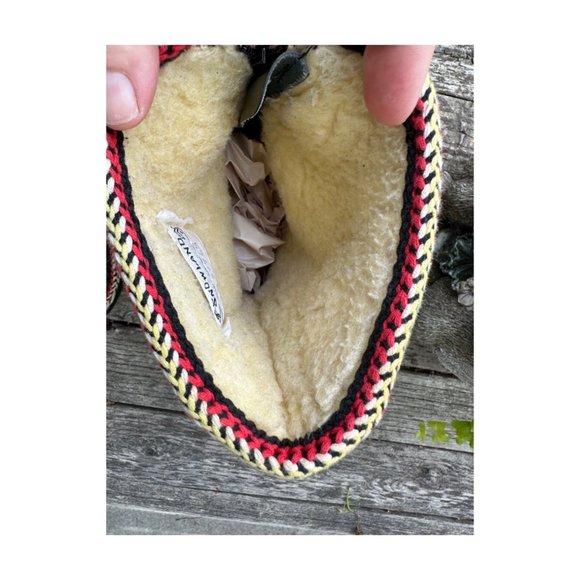 Vintage Snowland Boots Faux Fur Sherpa Ski Boots Apres Ski Winter Mid-Calf Vegan - Picture 8 of 11